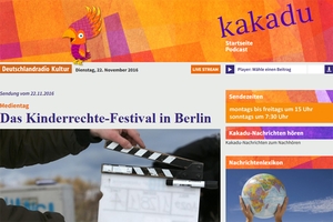 printscreen: KAKADU – Deutschlandradio Kultur